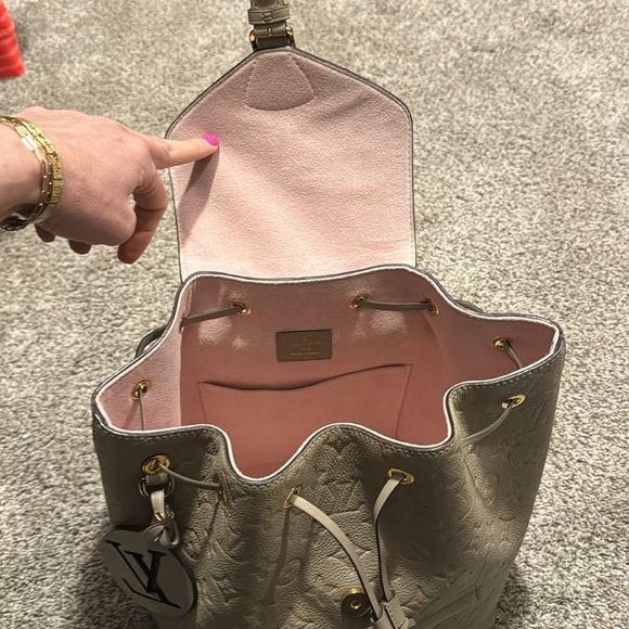 Louis Vuitton Turtledove Monogram Empreinte Montsouris Backpack - Picture 3 of 5
